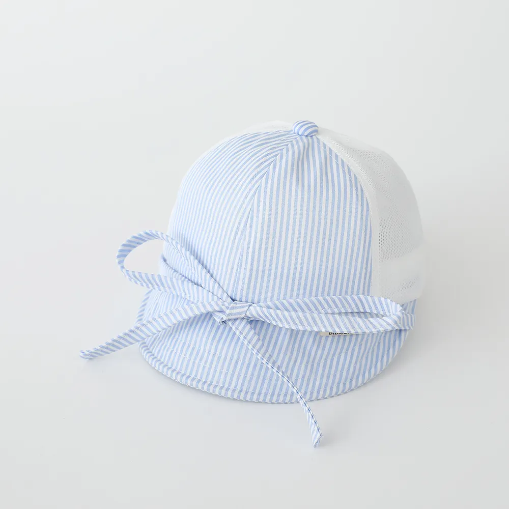 Summer Boys And Girls' Striped Netted Baseball