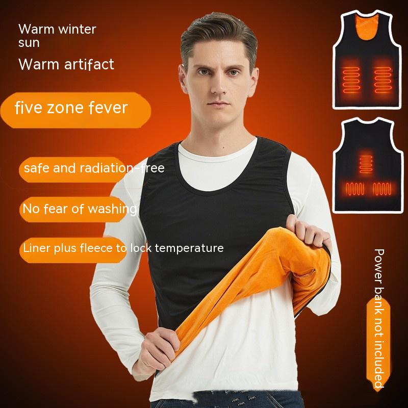 Title 6, Winter Intelligent Heating Tank Top for Men and...