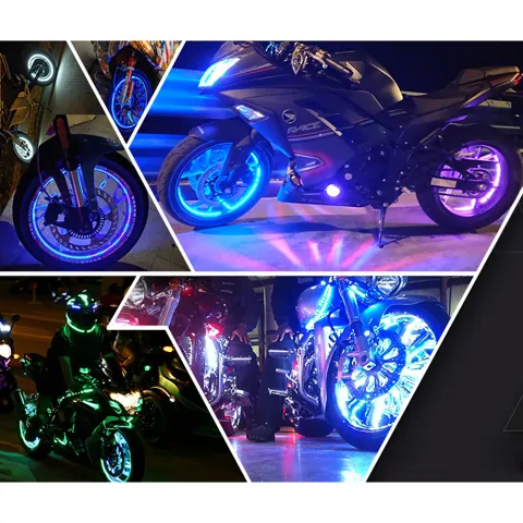 Wireless Powered Hot Wheels LED Wheel Lights