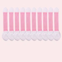 Cloth Belt Multifunctional Lock Anti-Pinching Baby Protection Refrigerator Lock - Pink - View 1
