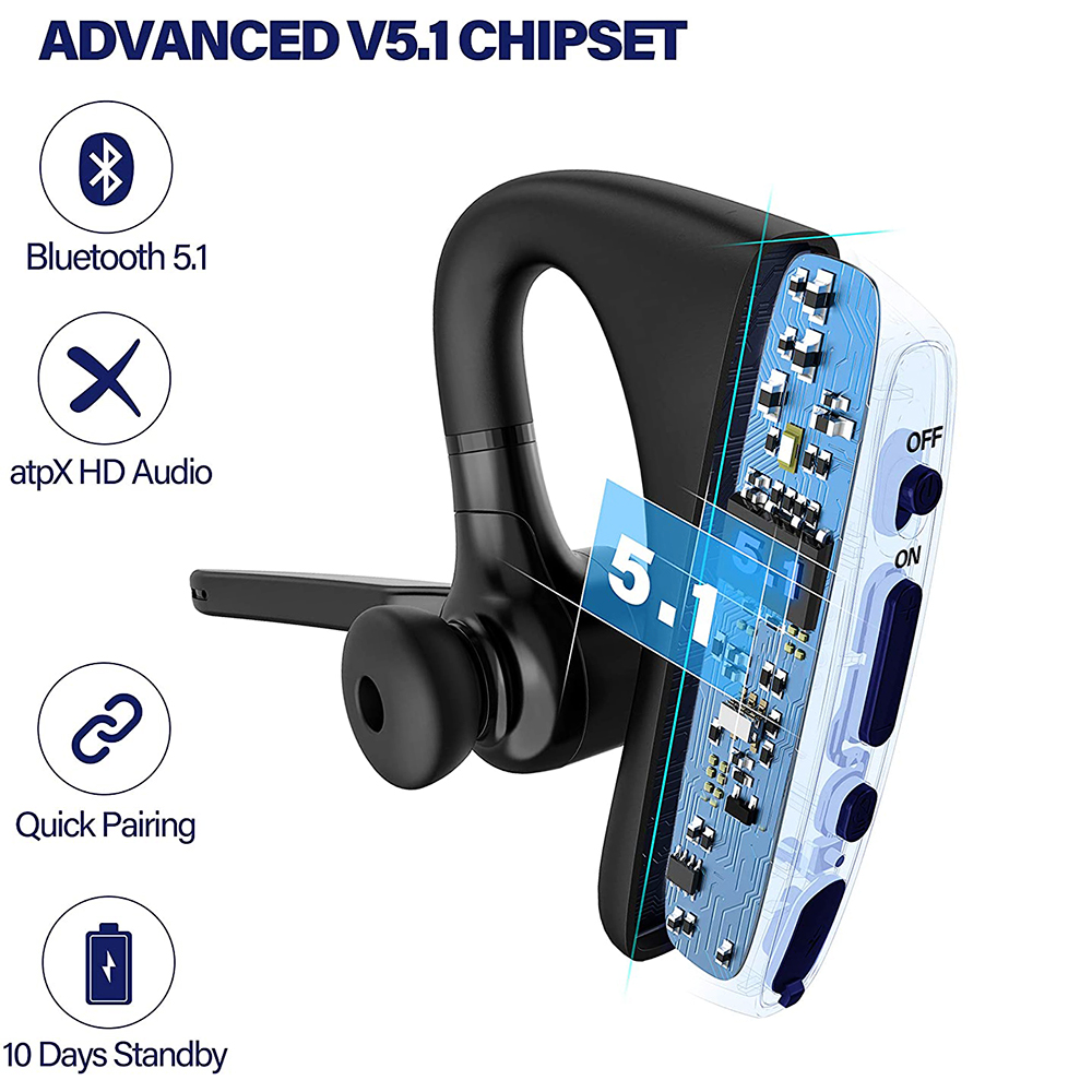 Bluetooth Headset Noise Reduction Without HD - Image 3