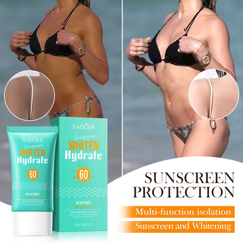 SADOER Whitening Moisturizing Sunscreen 50g — foto 2