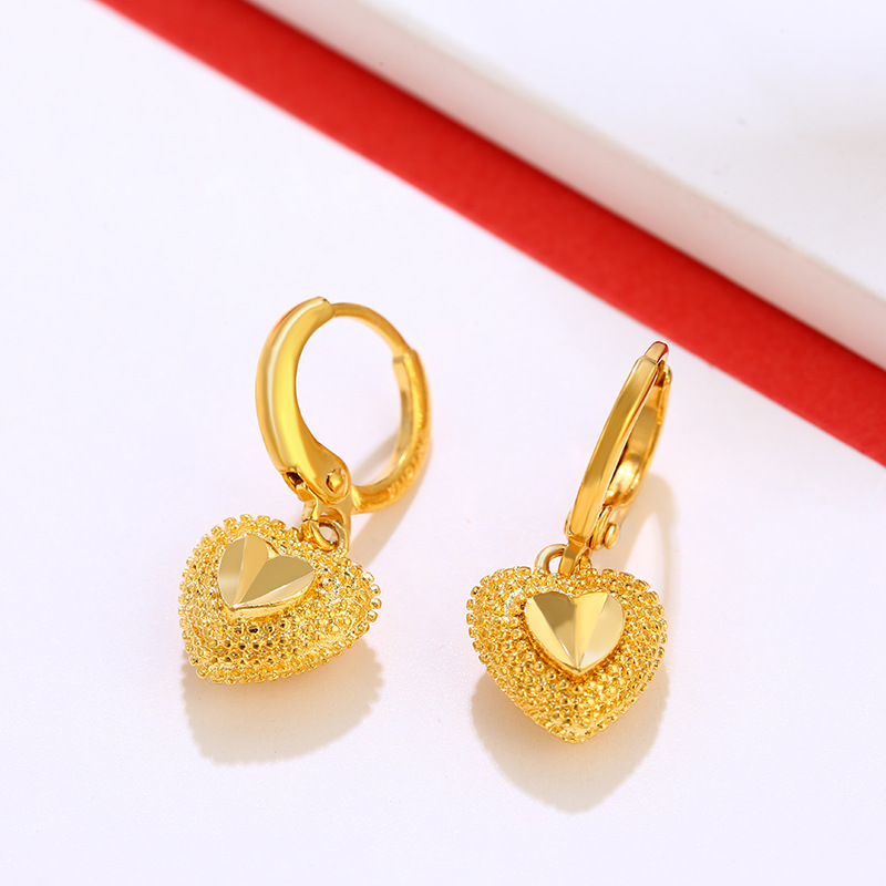Fashion Personality Car Flower Love Earrings