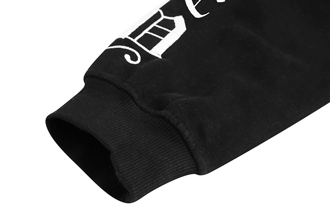 Title 6, Simple embroidered terry sweater