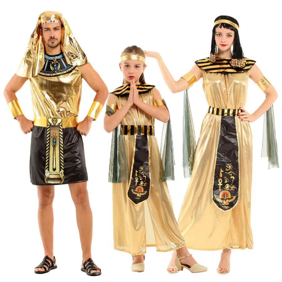 Halloween Cosplay Costume Masquerade Cleopatra Costumes Indian Queen Princess