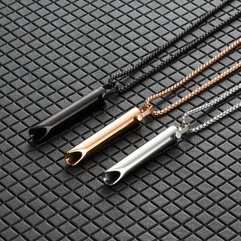 Adjustable Relieve Pressure Ornament Stainless Steel Decompression Necklace