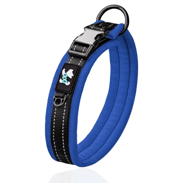 Pet Nylon Reflective Collar Leash Set Dark Blue - Shop at LoveMi