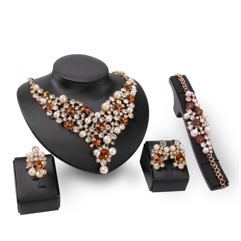 Exaggerated Jewelry Set Bridal Clothing Accessories