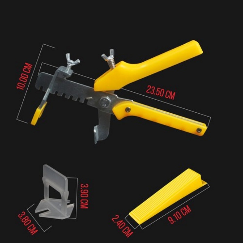 500-4000PCS Tile Leveling System Clips Levelling Spacer Tiling Tool Floor Wall  29X19X17