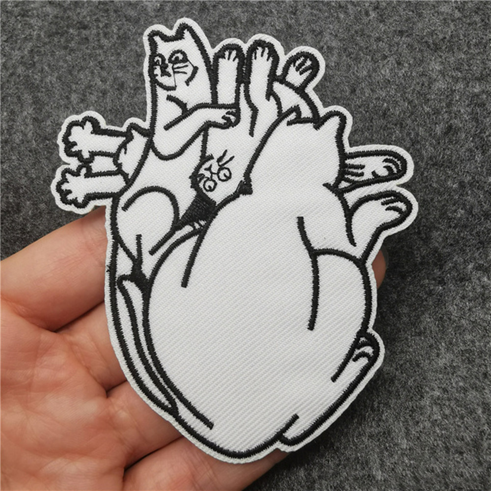 Anime Rock Iron On Patch Letters Embroidered Patches On Clot — image 1