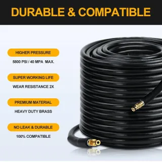 6M 8M 10M Extension Hose Pipes For Karcher K2 K3 K4 K5 K7 High-Pressure Washer