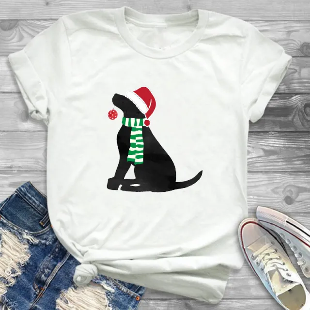 Christmas Short sleeved Round Neck Girlfriends Outfit C21 - Shop at LoveMi