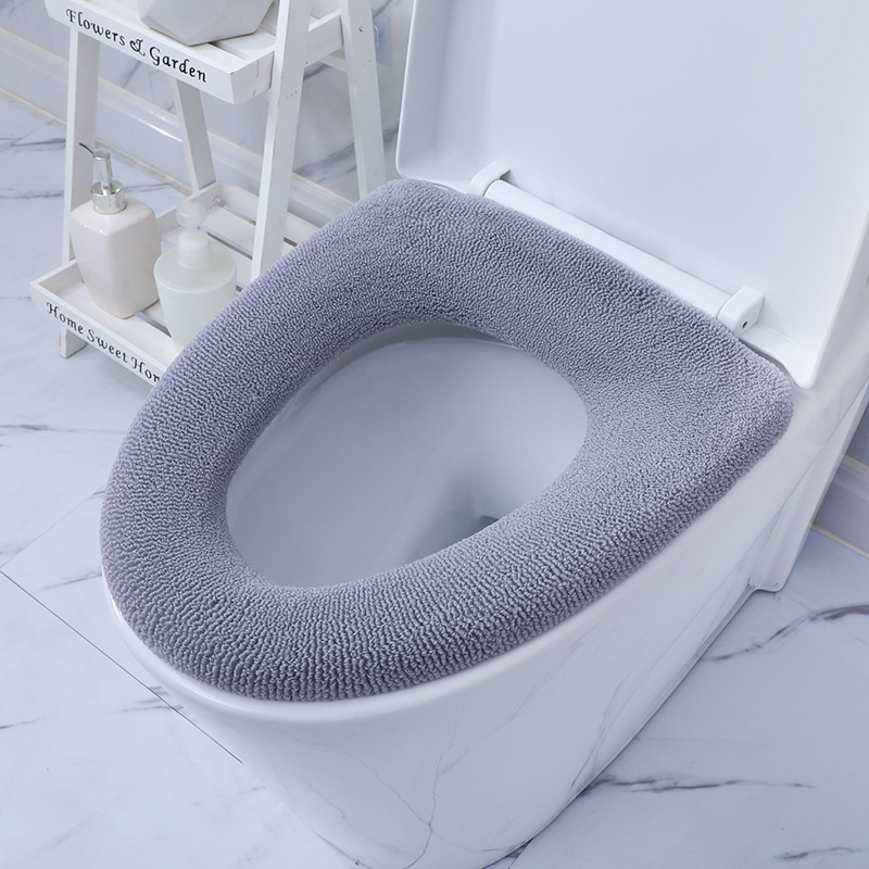 Title 4, Plain Plain Plain Household Knitted Toilet Mat