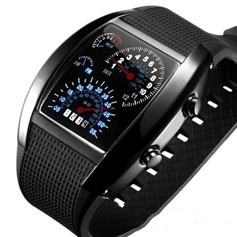 Fashion Men's Watch Unique LED Digital Men