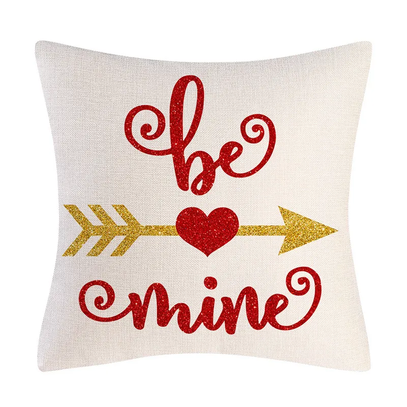 Valentine's Day Linen Pillowcase Holiday Gift – image 5