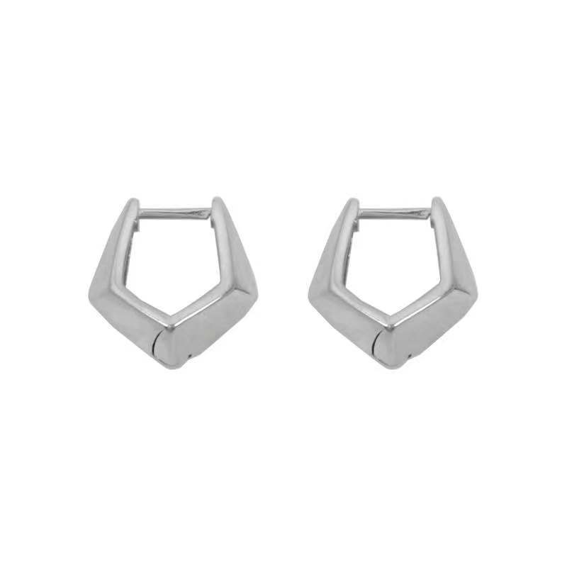 European And American Style Metal Geometric Earrings Women Simple
