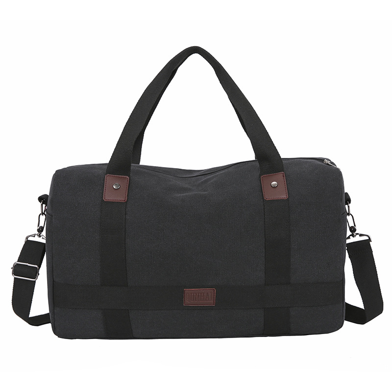 Title 10, Large Capacity Canvas Traveling Bag Male Hand H...