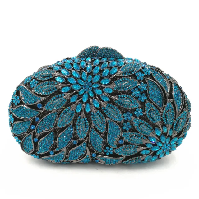 Ladies Fashion Color Rhinestone Cutout Clutch - Shop at LoveMi