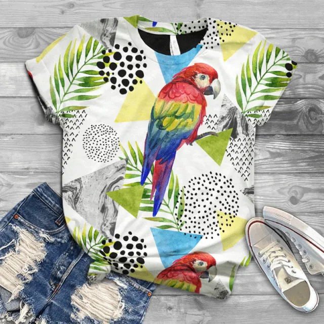 Printed Men's And Women's Tops Loose Short Sleeves Loose Casual T Shirts 12 Style - Shop at LoveMi