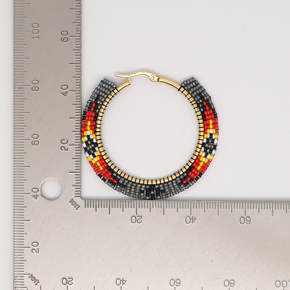 Personality Creative Miyuki Rice Bead Earrings Women