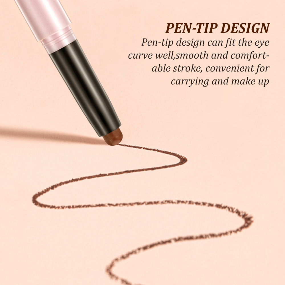 Lazy Eyeshadow Stick, Easy To Color Non-smudge Eye Makeup, Shimmer Glitter Highlight Eyeshadow Stick For Wholesale, 13.5g