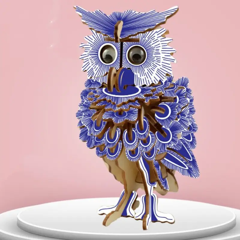 3D Jigsaw Puzzle Animal Model DIY Manual