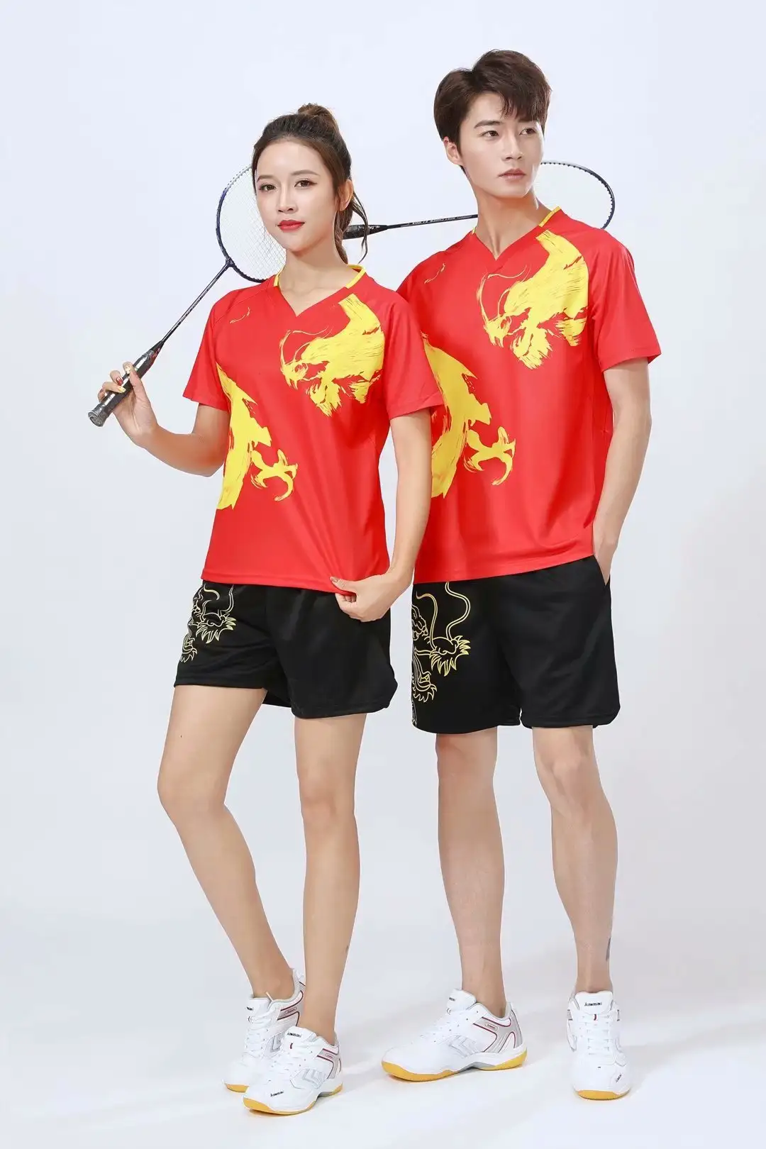Quick Drying Badminton Uniform For Men And Women