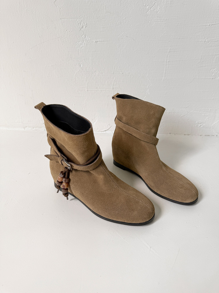 Faux Suede Ankle Boots