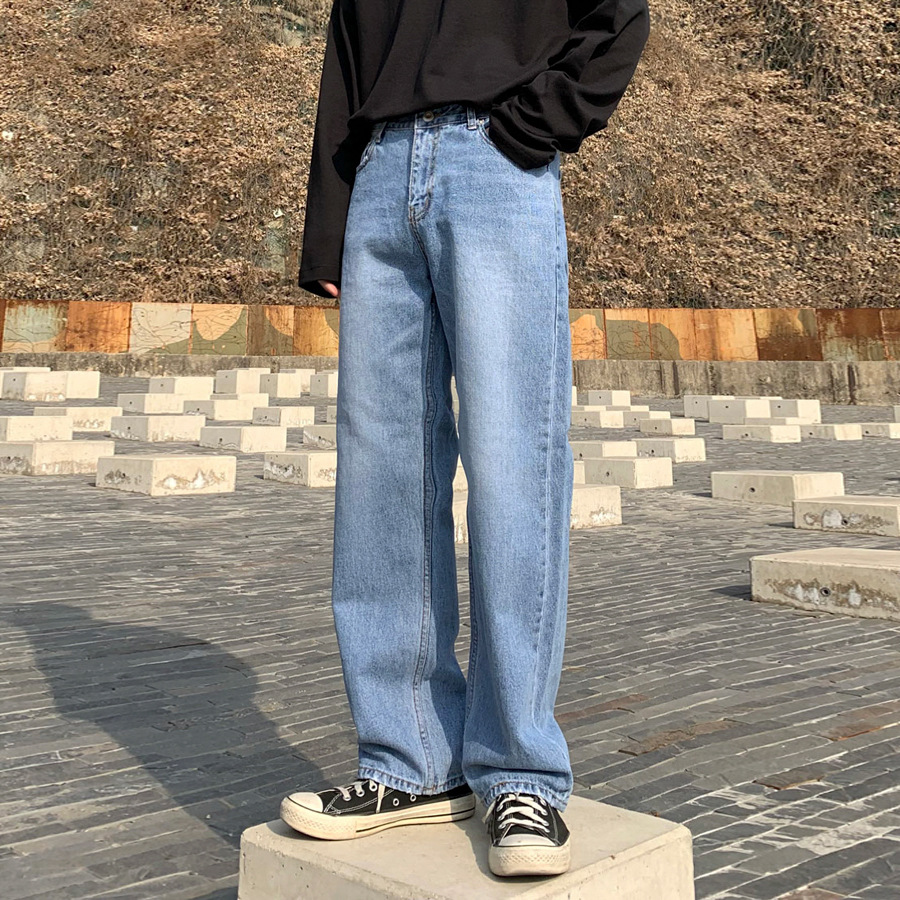 Men's Loose Straight Retro Trend