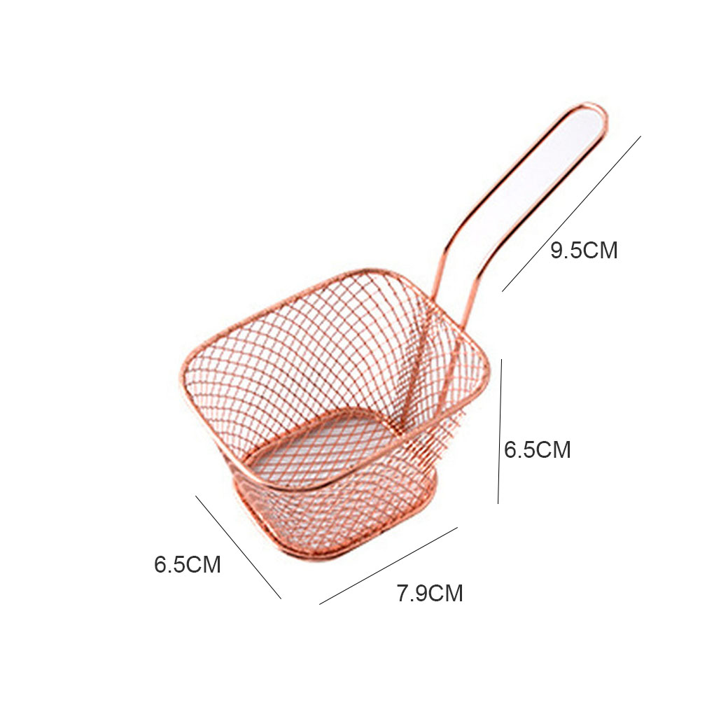 Title 1, Stainless Steel Plating Western Food Fryer Basket