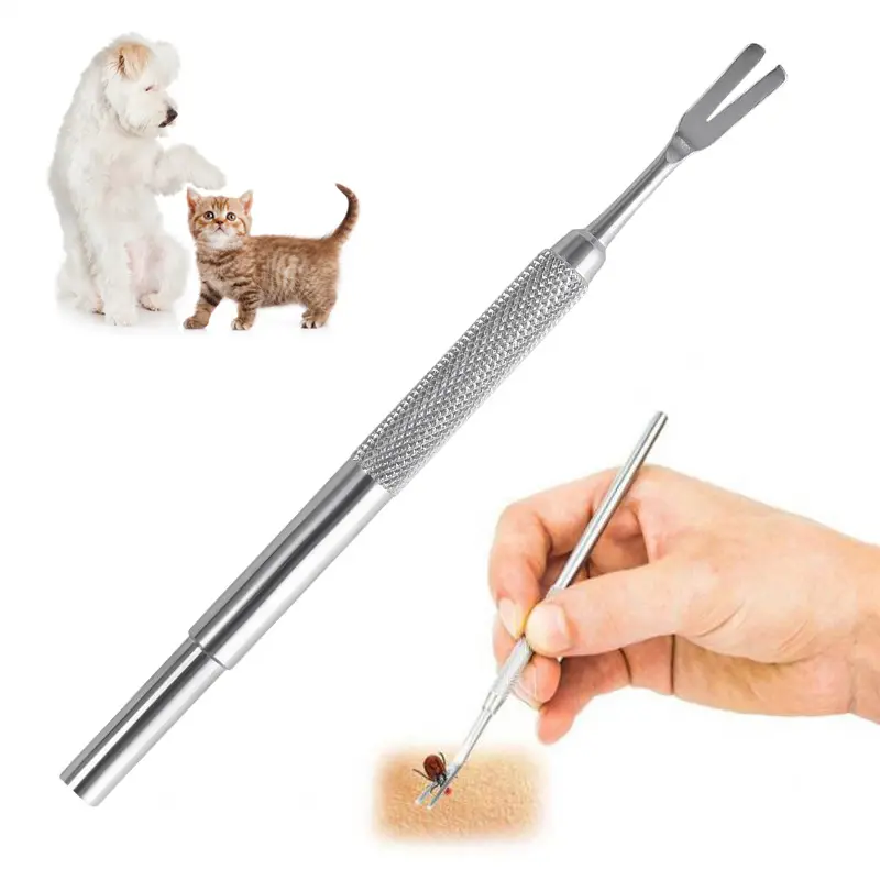 Stainless Steel Tick Tweezers Professional Quick Removal