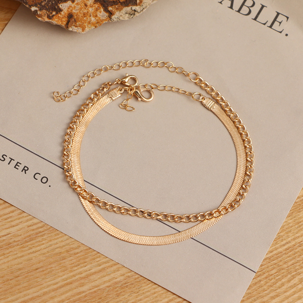 Title 5, Fashion Alloy Anklet Suit For Women