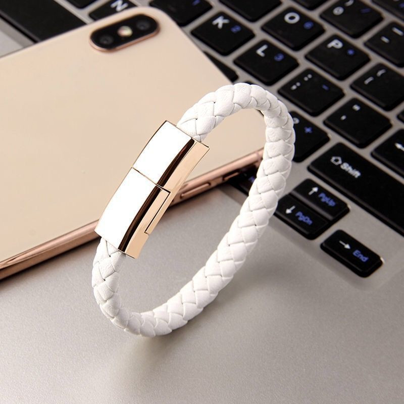 New USB Charging Cable Bracelet for iPhone, Data Charge Cord, USB-C - 第 13/13 張圖片
