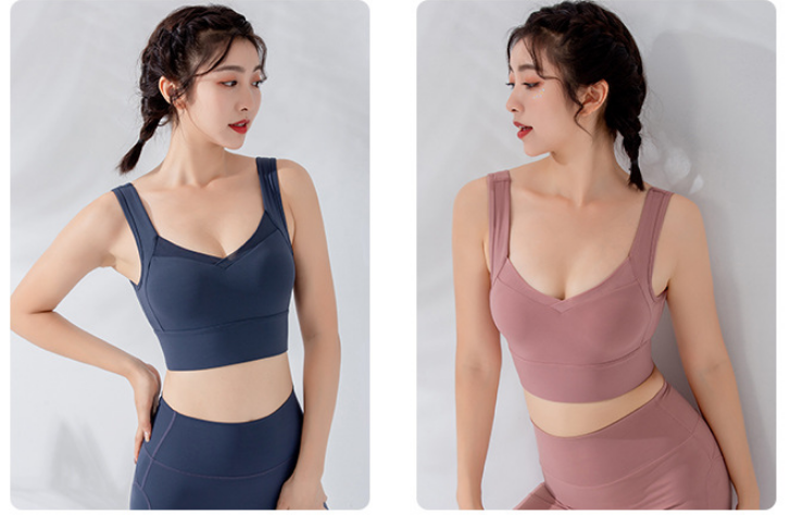 Title 2, Cotton Nude Beauty Back Sports Bra