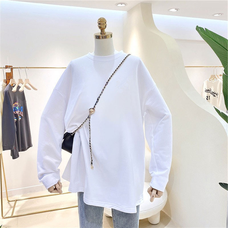 Women's Skinny Feet Harem Daddy Pants Allmatch Tshirt L - Shop at LoveMi