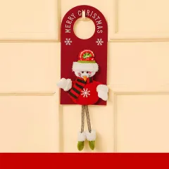Fashion Cute Cartoon Making Christmas Decorations - Snowman - View 1