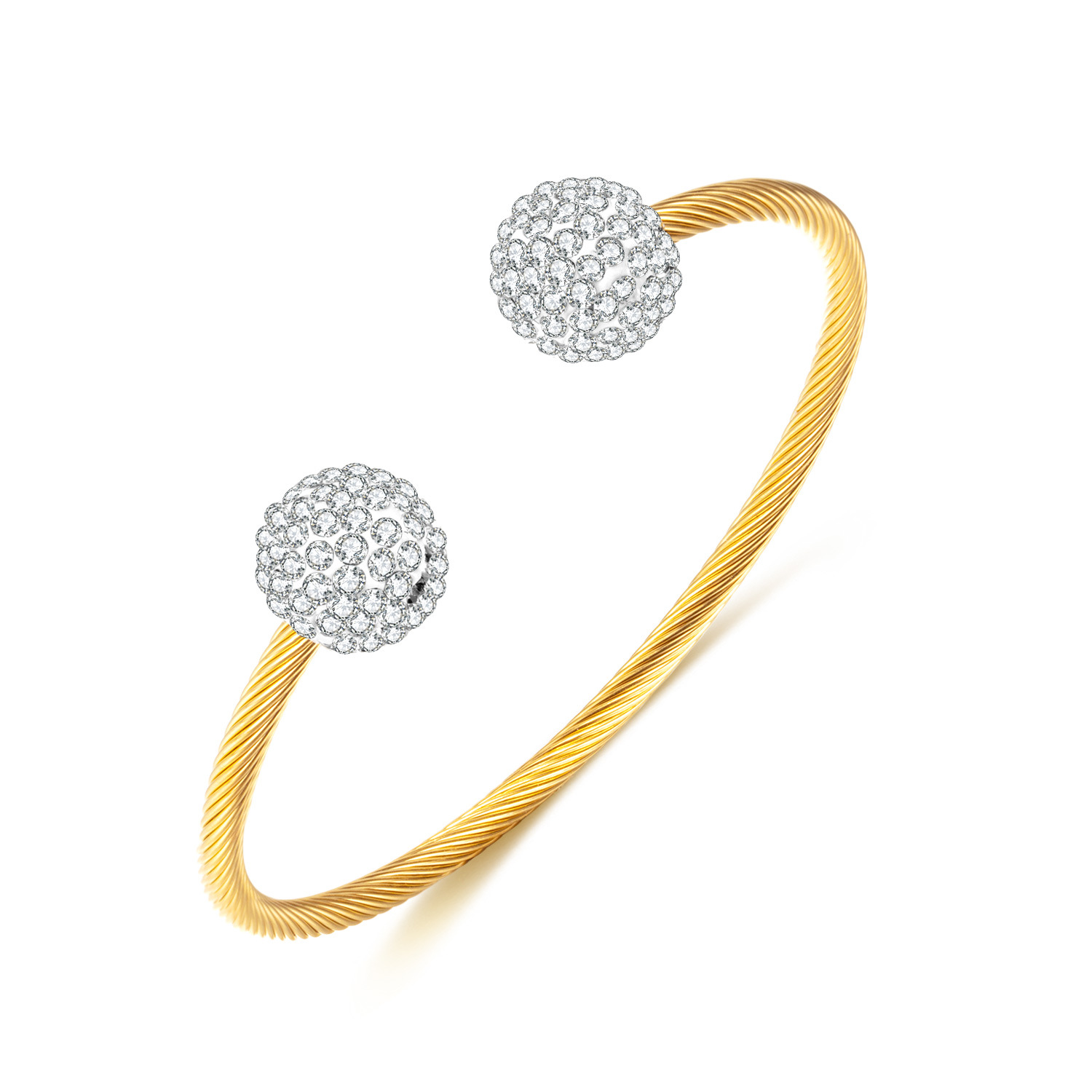 Everything With Light Luxury Full Drill Ball Bracelet Female