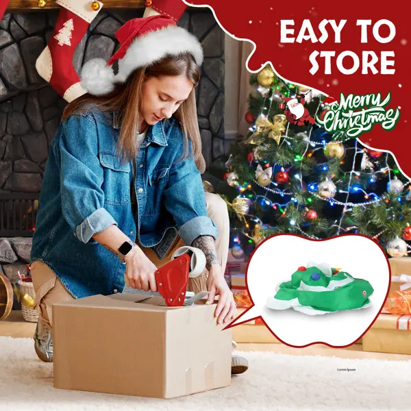 6.9ft Christmas Tree With 4 LED Light