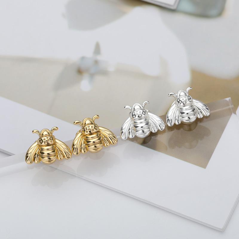 Fashionable Insect Stud Small Earrings