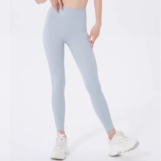 No Awkward Line Fitness Wear Abrasive Nude Feeling Shark Pants Autumn And Winter Bluegray Glossy Buttocks - Shop at LoveMi
