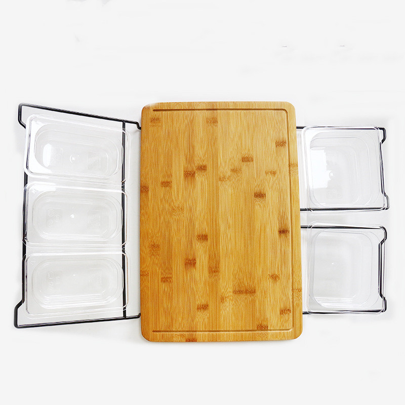 Title 2, Multifunctional solid wood cutting board can be...