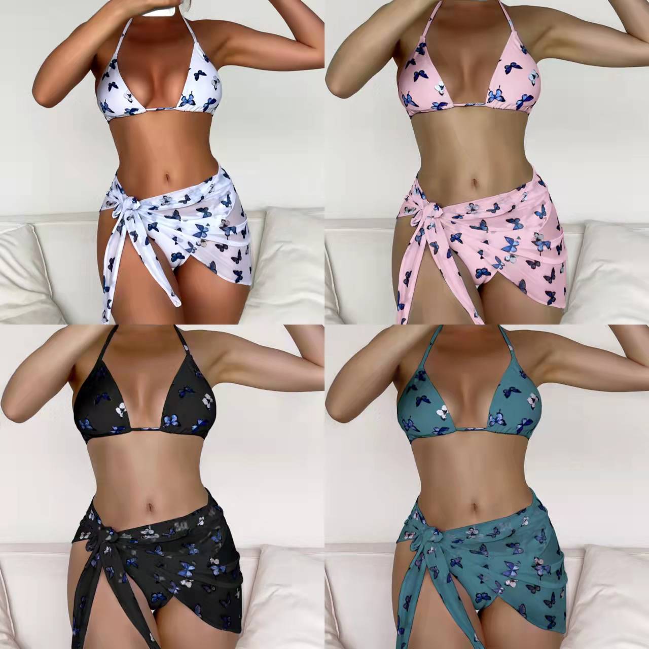 Title 2, Sexy Beach Bikini Three-piece Set