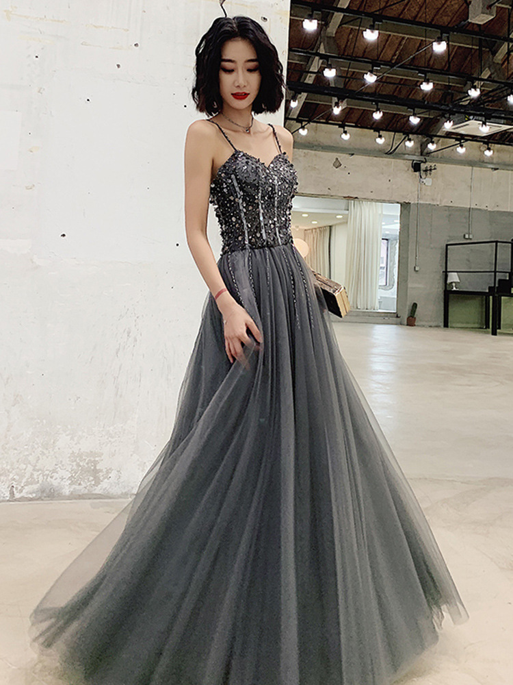 Slim Long Evening Dress, picture 3 of 5