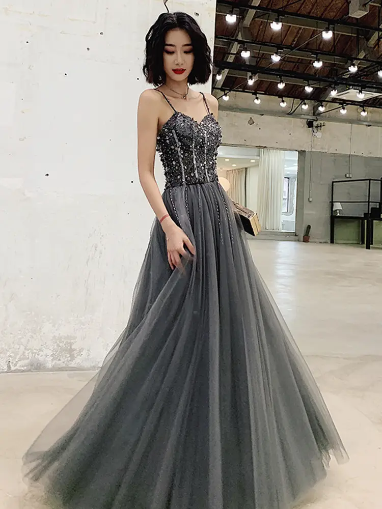 Long Banquet Temperament Ladies Dignified Slim Dress