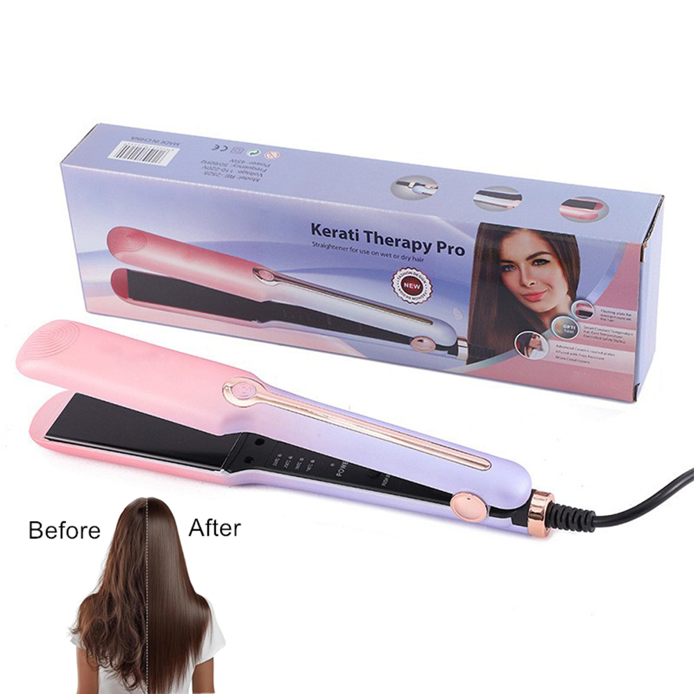 Hair Straightener Curler 3in1 Salon Styling Negative Ceramic Flat Iron Hairstyling