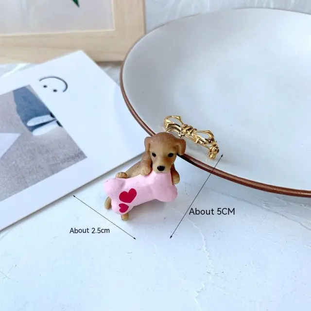 Brooch Creative Small And Lovely Japanese Style Cat Three Dimensional Brooch Holding Branches 3D Three Dimensional Badge Badge Dog Bites Pillow - Shop at LoveMi