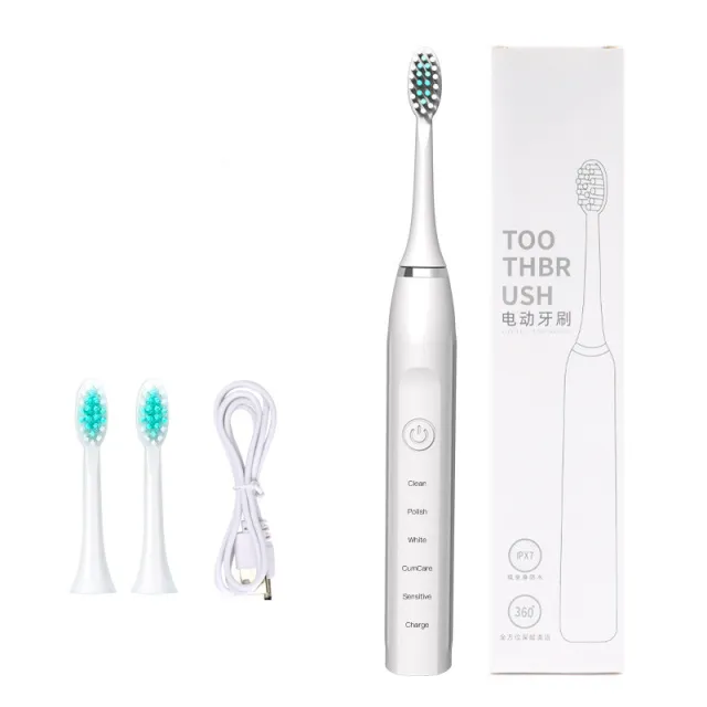 Household Vibrating Soft Hair Rechargeable Adult Electric Toothbrush 4Style - Shop at LoveMi