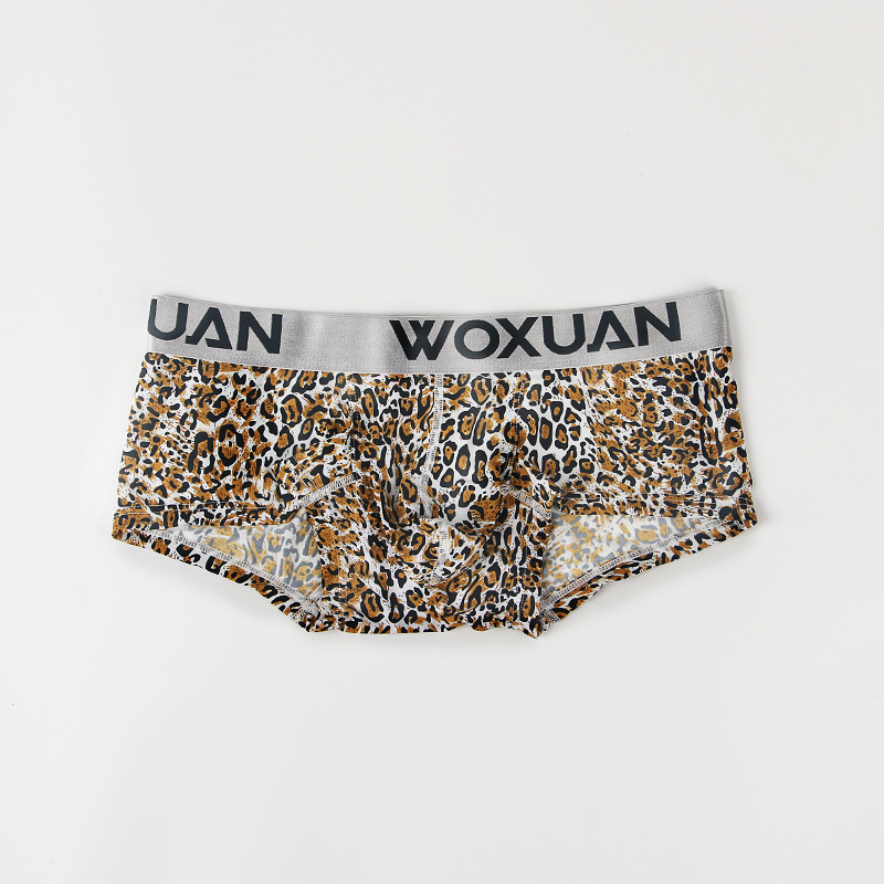 Men's Nylon Printed Striped Boxers - Image 12
