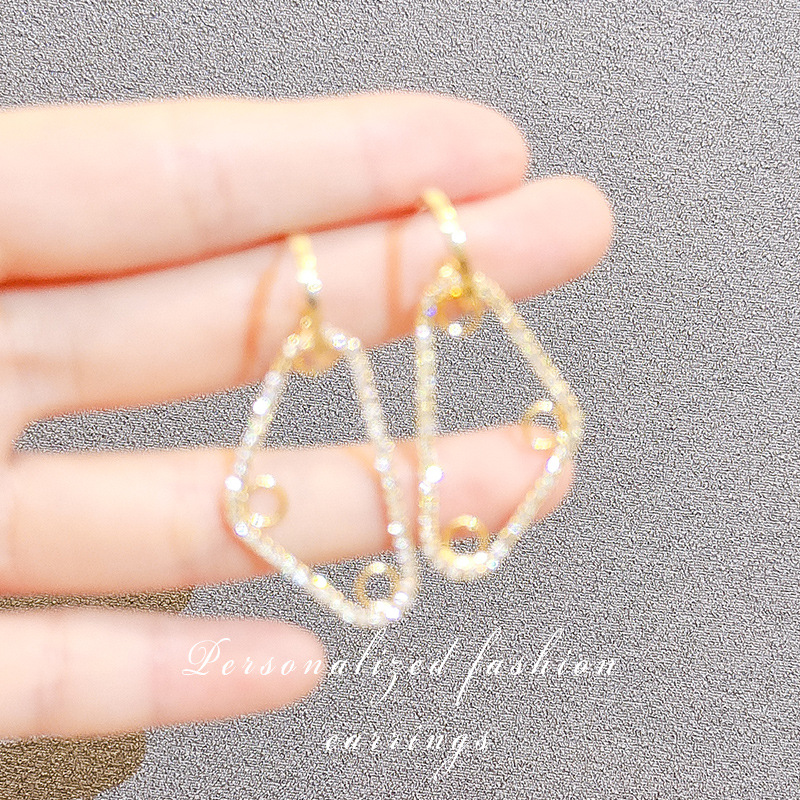 C-shaped Earring 925 Silver Needle Stud Earrings New
