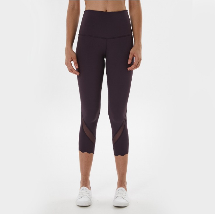 Women's Sports Tight-fitting Breathable Cropped Trousers
